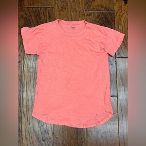 Madewell cotton rib crowneck tee shirt
